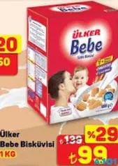 ÜLKER BEBE BİSKÜVİSİ 1 KG